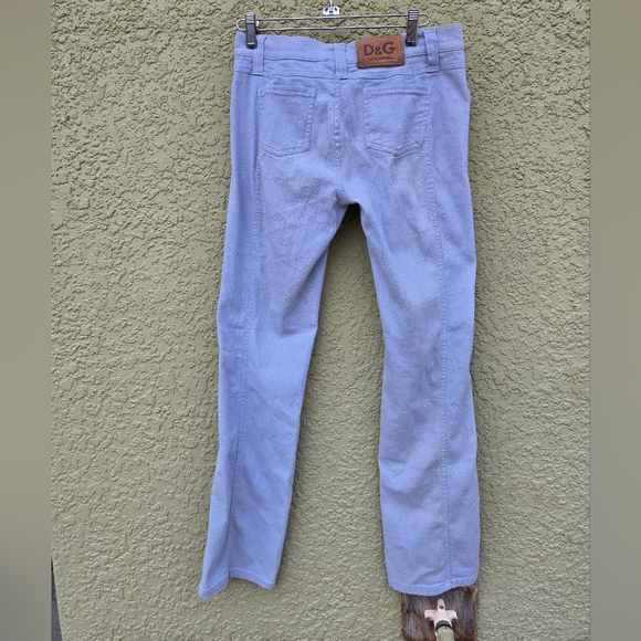 Vintage Dolce & Gabbana D&G Low Rise Blue Pants - Picture 2 of 5